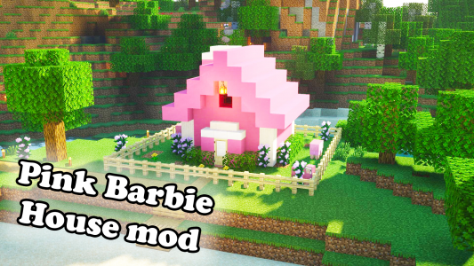 اسکرین شات برنامه Mod Barbie Pink House for MCPE 3