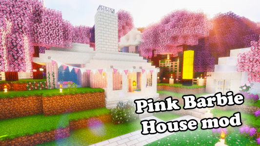 اسکرین شات برنامه Mod Barbie Pink House for MCPE 1