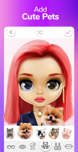 اسکرین شات برنامه Dollicon: Doll Avatar Maker 3