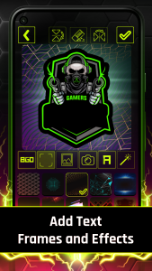 اسکرین شات 2 برنامه Gaming Logo Maker with Name