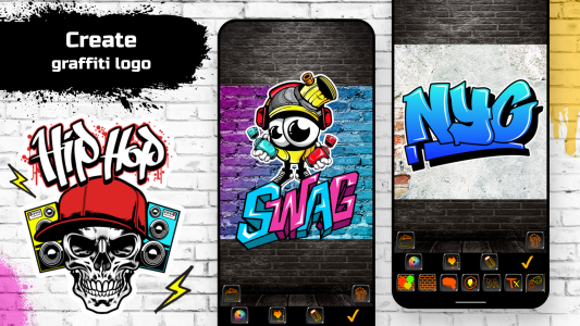 اسکرین شات 8 برنامه Graffiti Logo Maker App