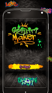 اسکرین شات برنامه Graffiti Logo Maker App 2