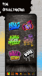 اسکرین شات برنامه Graffiti Logo Maker App 5