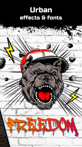 اسکرین شات 3 برنامه Graffiti Logo Maker App