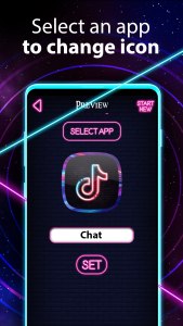 اسکرین شات برنامه Neon Icon Designer App 6