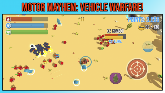 اسکرین شات 4 بازی Motor Mayhem - Vehicle Warfare