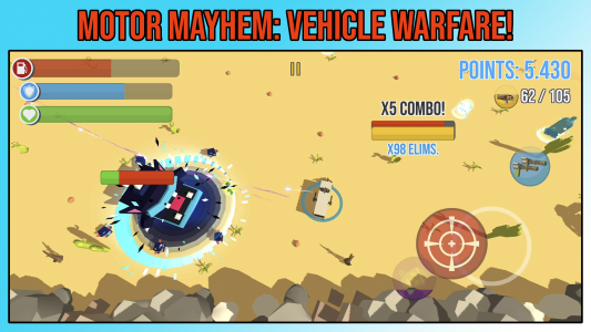 اسکرین شات 6 بازی Motor Mayhem - Vehicle Warfare