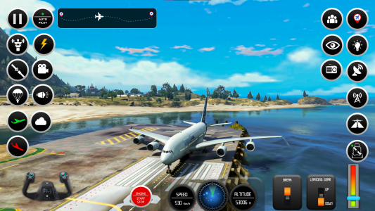 اسکرین شات 6 بازی Flight Simulator Airplane Game