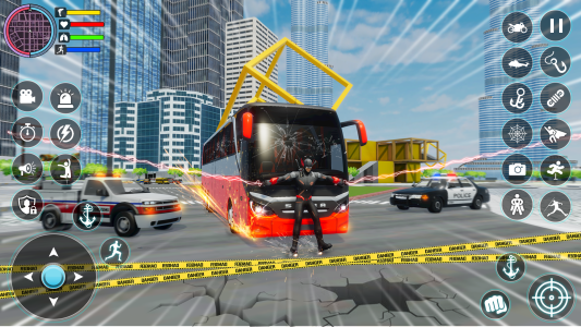 اسکرین شات 1 بازی Rope Hero: Spider Games