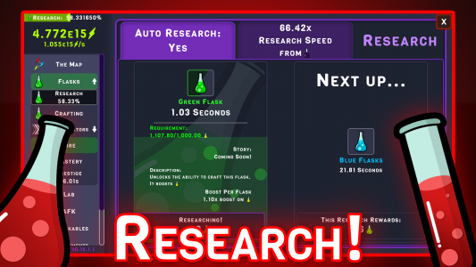 اسکرین شات بازی Idle Research 1