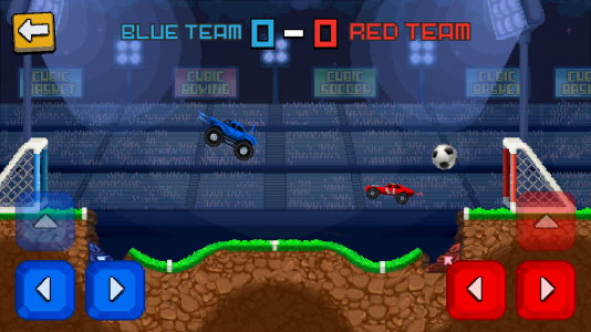 اسکرین شات بازی Pixel Cars. Soccer 4