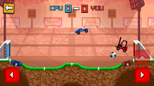 اسکرین شات بازی Pixel Cars. Soccer 3