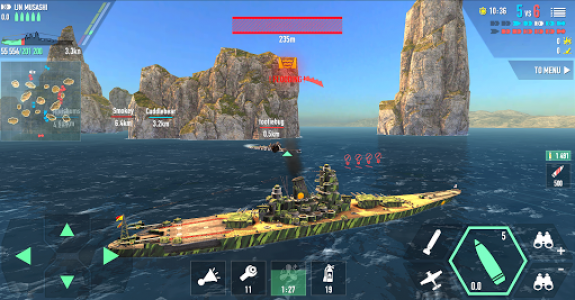 اسکرین شات بازی Battle of Warships: Naval Blitz 4