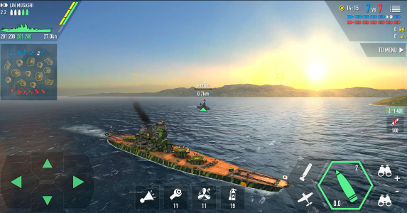اسکرین شات بازی Battle of Warships: Online 3