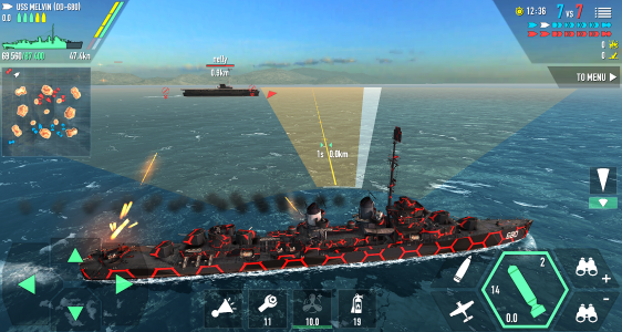 اسکرین شات بازی Battle of Warships: Online 2