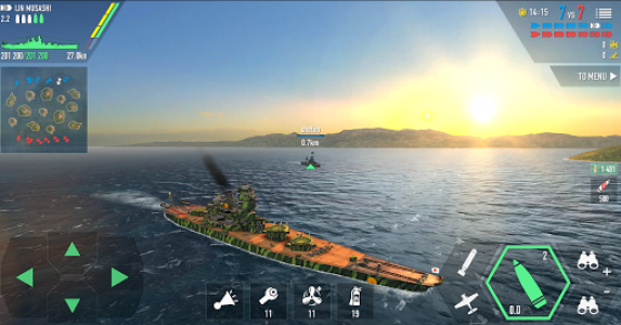 اسکرین شات بازی Battle of Warships: Naval Blitz 3