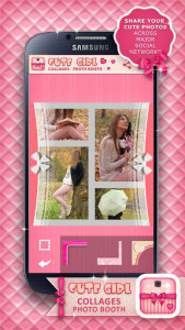 اسکرین شات برنامه Cute Girl Collages Photo Booth 5