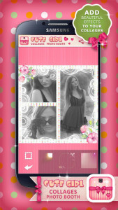 اسکرین شات برنامه Cute Girl Collages Photo Booth 1