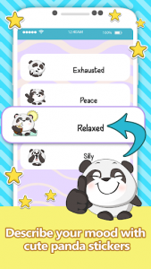 اسکرین شات برنامه Cute Panda Diary for Teenage Girl 3