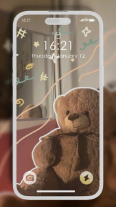 اسکرین شات 4 برنامه Cute Bear Wallpaper HD