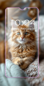 اسکرین شات 6 برنامه Cute Cats Wallpaper