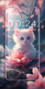 اسکرین شات 3 برنامه Cute Cats Wallpaper