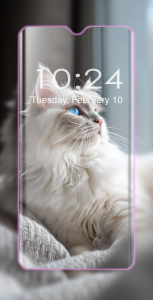 اسکرین شات 2 برنامه Cute Cats Wallpaper