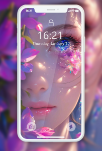 اسکرین شات 6 برنامه Cute Girly Wallpapers