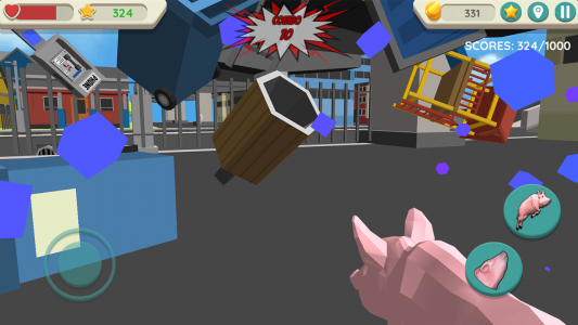 اسکرین شات بازی Crazy Pig Simulator 3