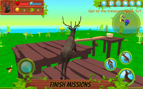 اسکرین شات بازی Deer Simulator 2