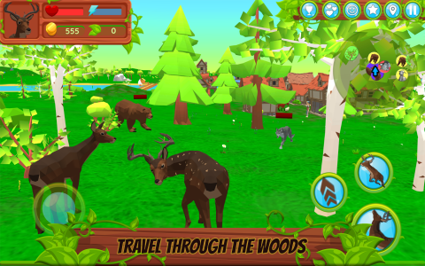 اسکرین شات بازی Deer Simulator 1