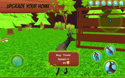 اسکرین شات بازی Deer Simulator 3