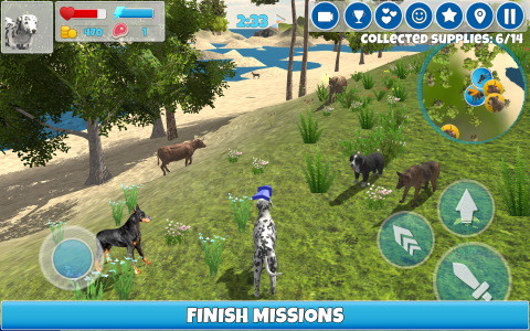 اسکرین شات 2 بازی Dog Simulator 3D