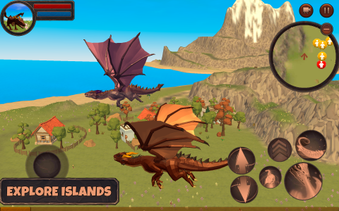 اسکرین شات بازی Dragon Simulator 3D 1