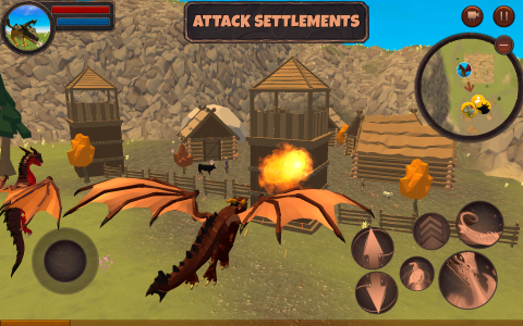 اسکرین شات بازی Dragon Simulator 3D 4