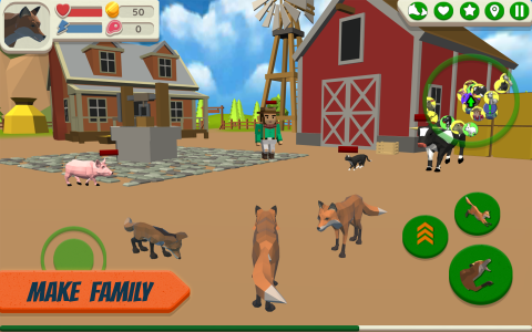 اسکرین شات بازی Fox Family - Animal Simulator 2