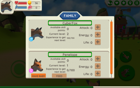 اسکرین شات بازی Fox Family - Animal Simulator 4