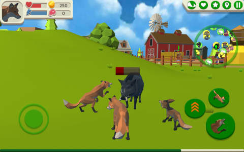 اسکرین شات بازی Fox Family - Animal Simulator 1
