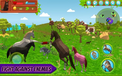 اسکرین شات بازی Horse Family: Animal Simulator 2