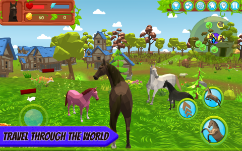 اسکرین شات بازی Horse Family: Animal Simulator 1