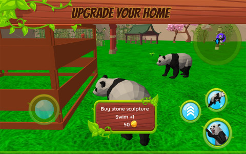 اسکرین شات بازی Panda Simulator 3D Animal Game 4