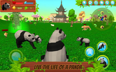 اسکرین شات بازی Panda Simulator 3D Animal Game 1