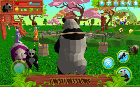 اسکرین شات بازی Panda Simulator 3D Animal Game 2