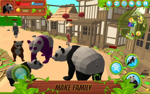اسکرین شات بازی Panda Simulator 3D Animal Game 3