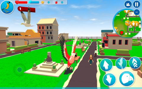 اسکرین شات بازی Parrot Simulator 3