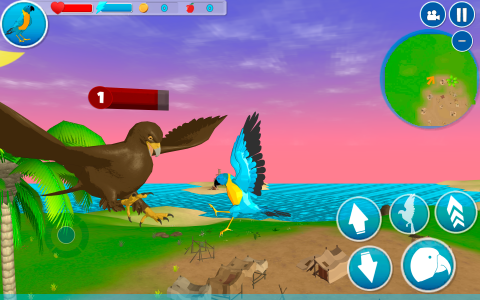اسکرین شات بازی Parrot Simulator 2