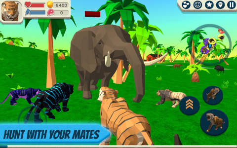 اسکرین شات بازی Tiger Simulator 3D 3