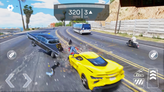 اسکرین شات بازی Highway Car Crash Simulator 2