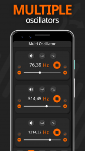 اسکرین شات برنامه Frequency Sound Generator 5