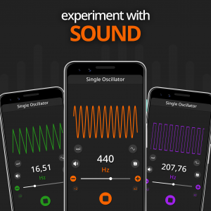 اسکرین شات برنامه Frequency Sound Generator 1